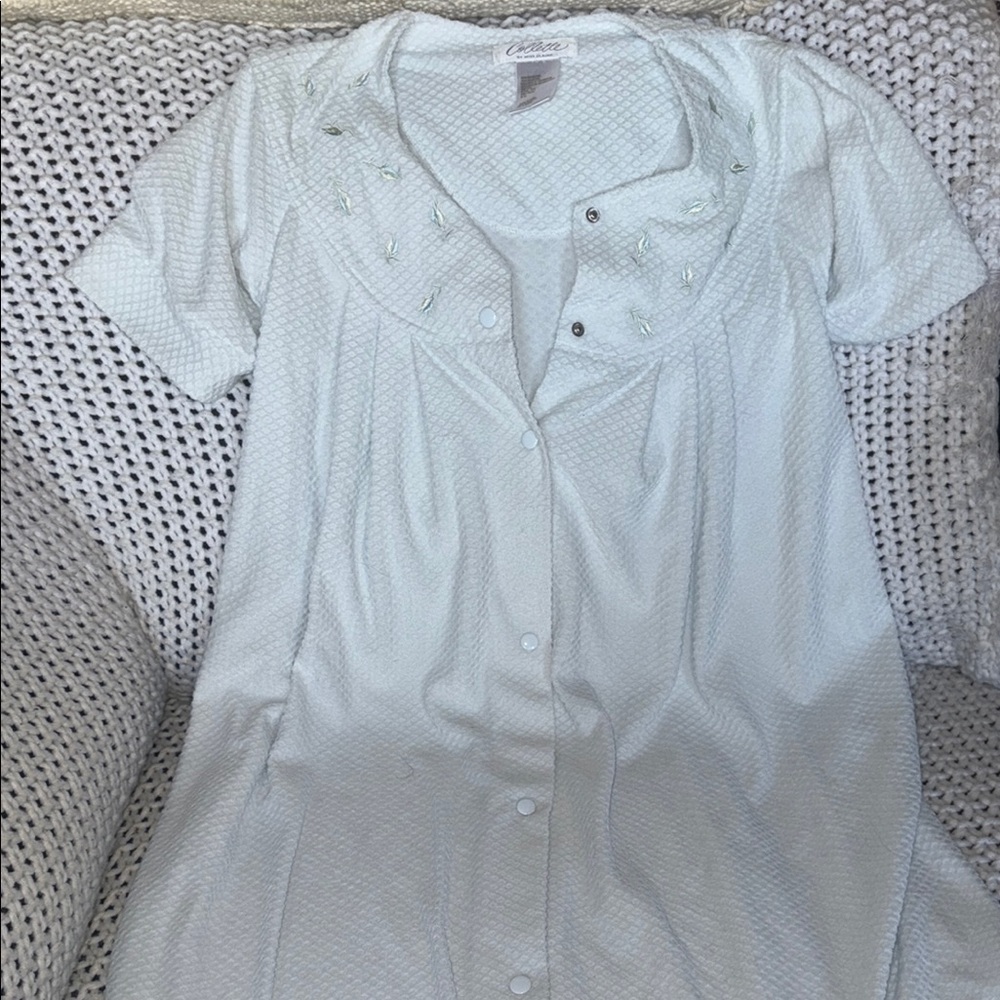 Vintage Collette By Miss Elaine button up nightgown